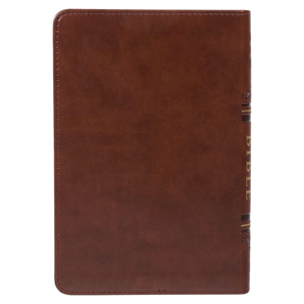 NLT Brown Faux Leather Flexcover Compact Bible - Image 22