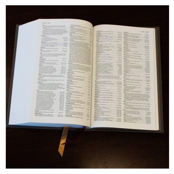 NET Bible Single Column Ref Cloth Over Board Gray (Comfort Print)(Hardcover) - Image 7