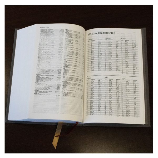NET Bible Single Column Ref Cloth Over Board Gray (Comfort Print)(Hardcover) - Image 8