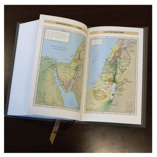 NET Bible Single Column Ref Cloth Over Board Gray (Comfort Print)(Hardcover) - Image 9