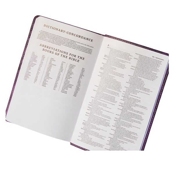 NKJV Pink Faux Leather Deluxe Gift Bible Red Letter Comfort Print - Image 13