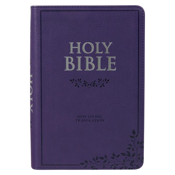 NLT Purple Faux Leather Flexcover Compact Bible - Image 20