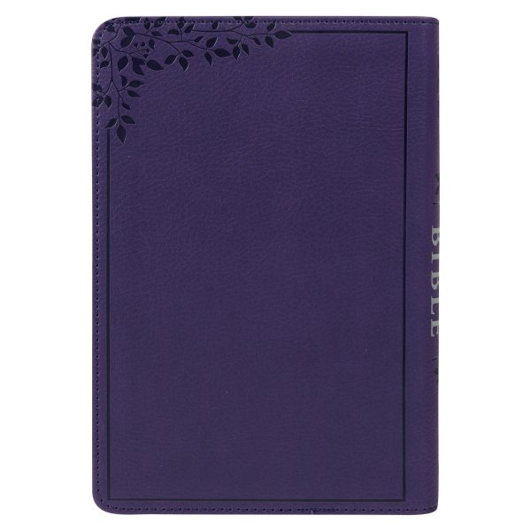 NLT Purple Faux Leather Flexcover Compact Bible - Image 21