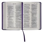 NLT Purple Faux Leather Flexcover Compact Bible - Image 25