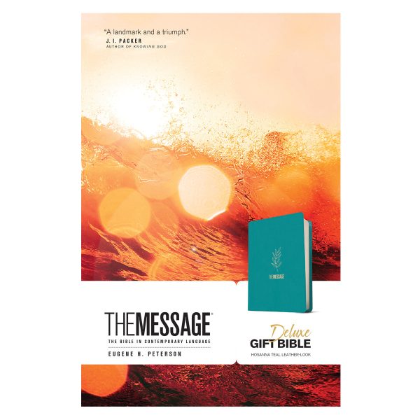The Message Deluxe Gift Bible, Hosanna Teal (Imitation Leather) - Image 13