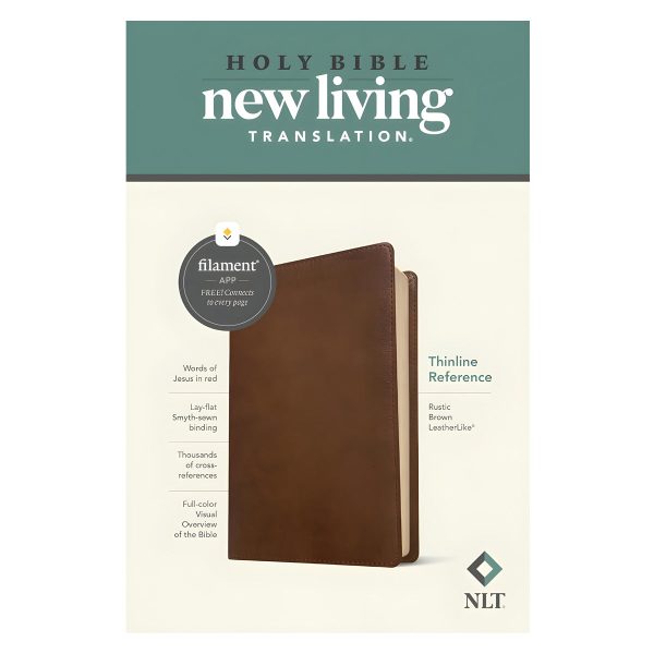 NLT Filament Thinline Reference Bible Red Letter Rustic Brown (Imitation Leather) - Image 15