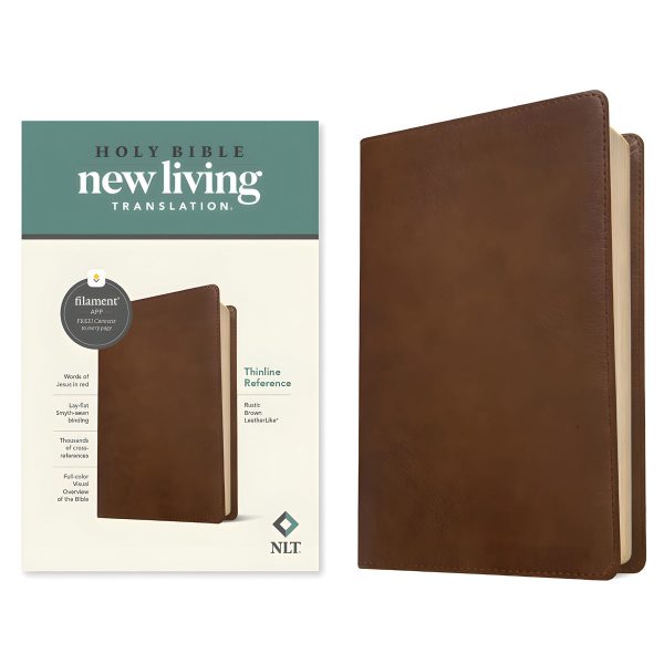 NLT Filament Thinline Reference Bible Red Letter Rustic Brown (Imitation Leather) - Image 17
