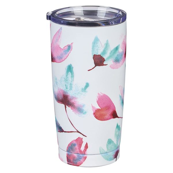 It's the Little Things Pink Petals Stainless Steel Mug - Image 17