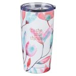 It's the Little Things Pink Petals Stainless Steel Mug - Image 16