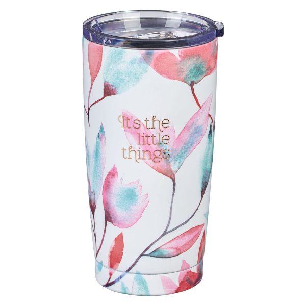 It's the Little Things Pink Petals Stainless Steel Mug - Image 16