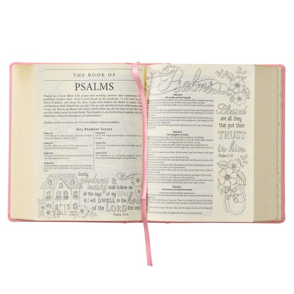 KJV Pink Faux Leather Hardcover My Promise Bible - Image 22