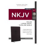 NKJV Value Thinline Large Print Red Letter Charcoal (Comfort Print)(Imitation Leather) - Image 4