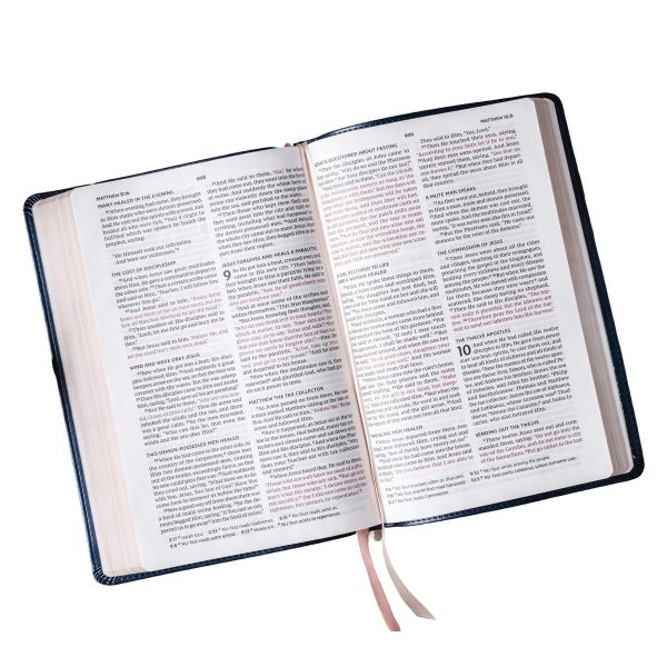 NKJV Value Thinline Large Print Red Letter Charcoal (Comfort Print)(Imitation Leather) - Image 6