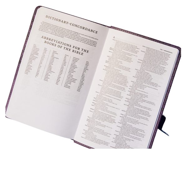 NKJV Deluxe Gift Bible Red Letter Burgundy (Comfort Print)(Imitation Leather) - Image 6
