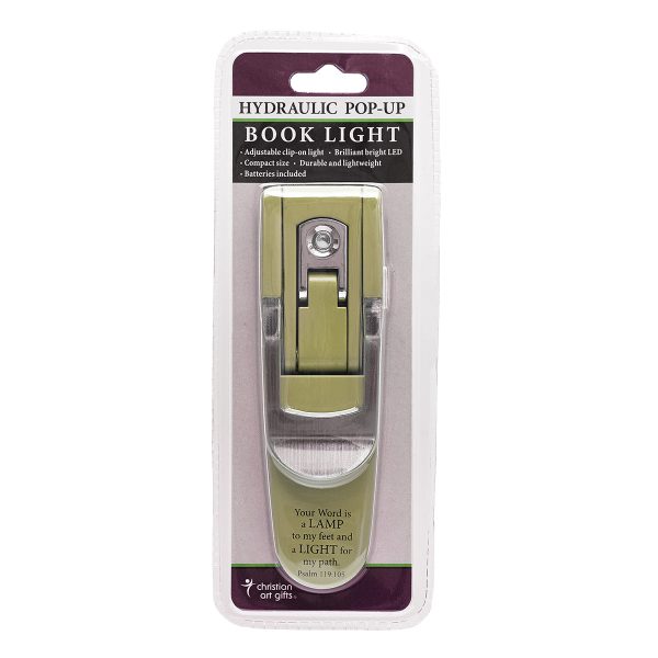 Psalm 119:105 Your Word Is A Lamp Green Hydraulic Book Light - Image 10