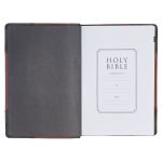 KJV Brandy & Dark Brown Genuine African Leather Bible Giant Print Indexed Red Letter - Image 26