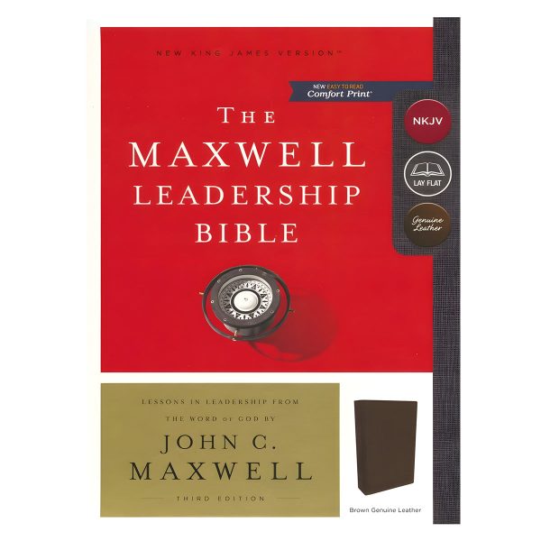 NKJV Maxwell Leadership 3rd Prem Calfskin Brown (Comfort Print)(Leather) - Image 19