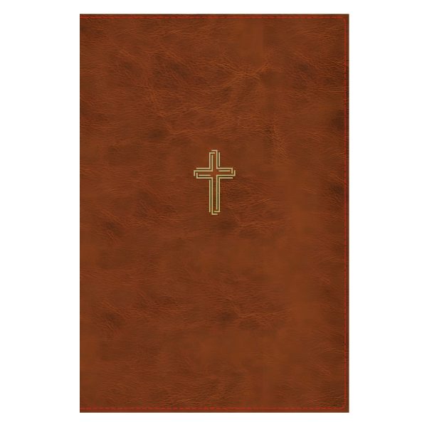 NASB Brown Imitation Leather 1995 Ed Thinline Bible Red Letter Comfort Print - Image 10