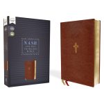 NASB Brown Imitation Leather 1995 Ed Thinline Bible Red Letter Comfort Print - Image 12
