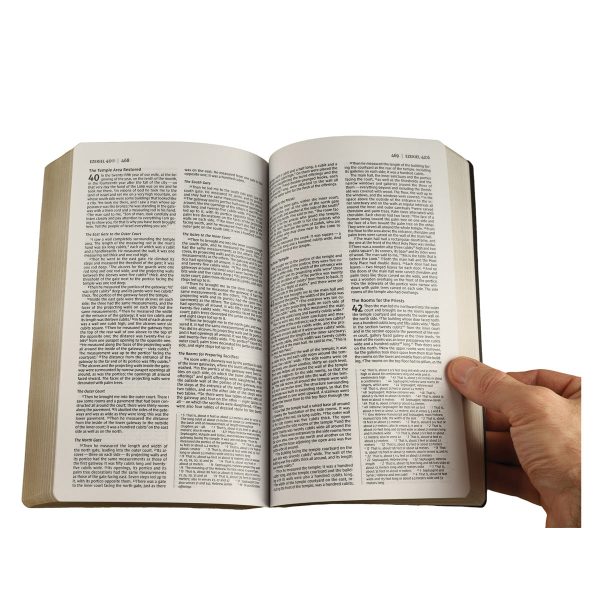 NIV Brown Faux Leather Holy Bible Soft Touch Edition Bible Comfort Print - Image 22