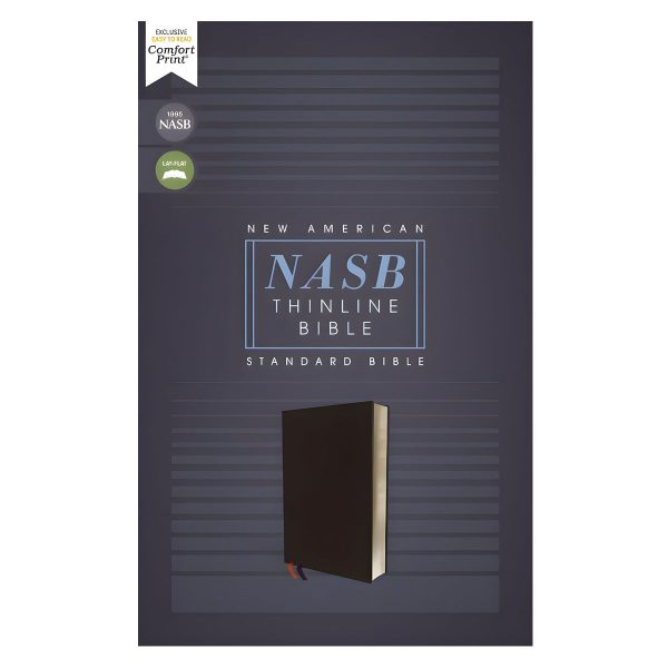 NASB Black Bonded Leather 1995 Ed Thinline Bible Red Letter Comfort Print - Image 10