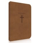 NKJV Brown Faux Leather Super Giant Print Bible - Image 6