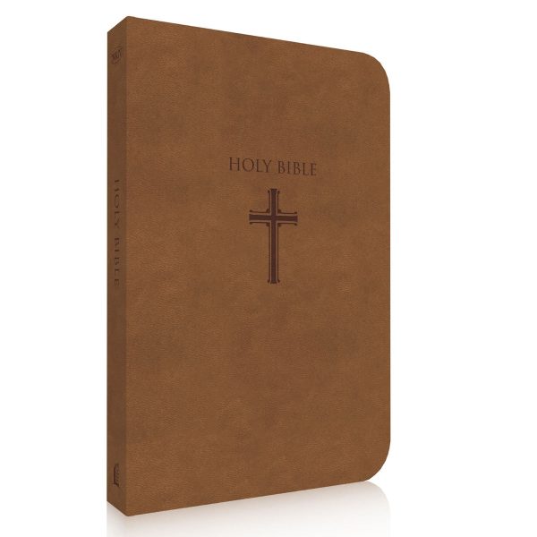 NKJV Brown Faux Leather Super Giant Print Bible - Image 6