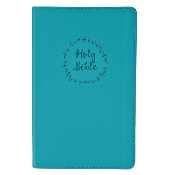 NIV Faux Leather Value Thinline Bible Teal Comfort Print - Image 19