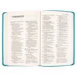 NIV Faux Leather Value Thinline Bible Teal Comfort Print - Image 24