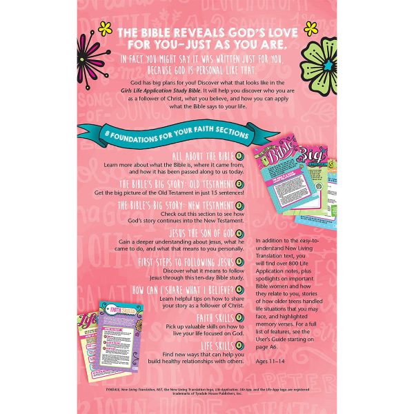 NLT Girls Life Application Study Bible (Hardcover) - Image 11