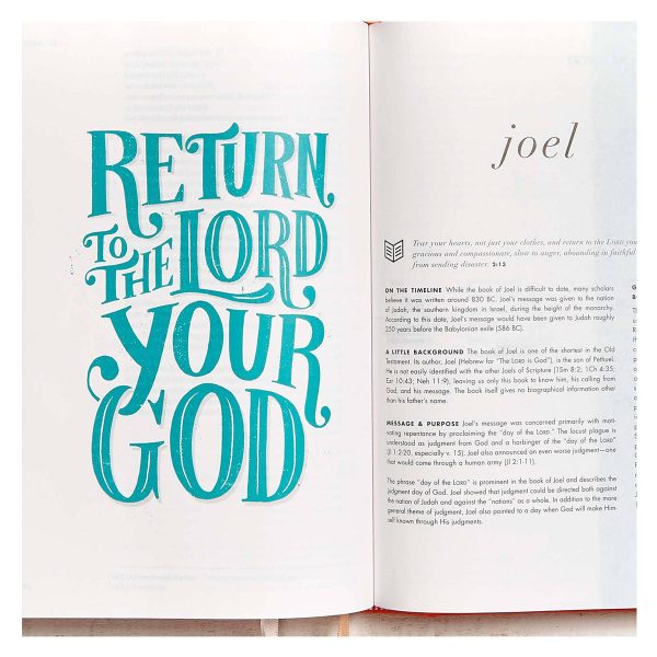 CSB She Reads Truth Bible Poppy Linen (Hardcover) - Image 6