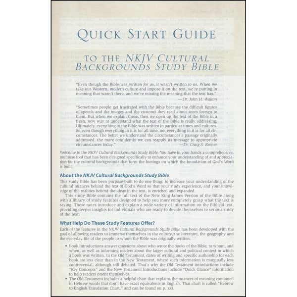 NKJV Cultural Backgrounds Study Bible Red Letter Edition (Hardcover) - Image 14