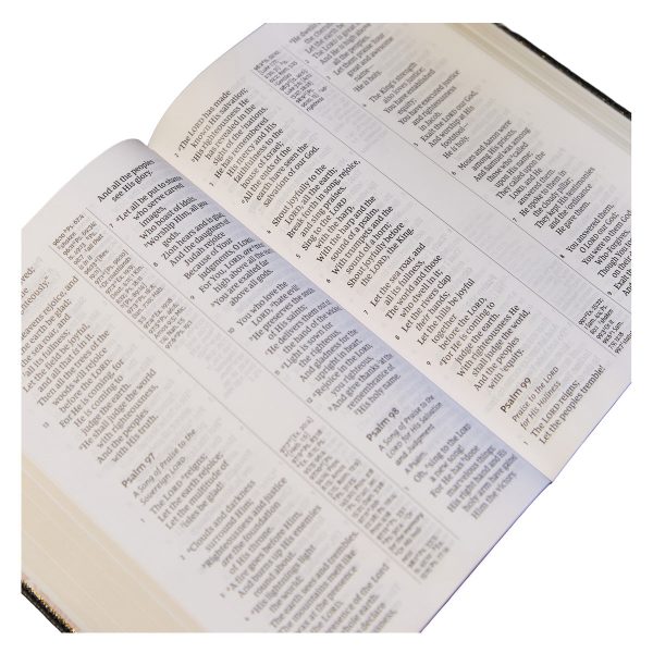 NKJV C / Column Ref Bible Giant Print Black (Imitation Leather) - Image 9