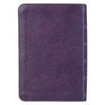 KJV Purple Faux Leather Compact Bible Large Print Red Letter - Image 23