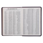 KJV Purple Faux Leather Compact Bible Large Print Red Letter - Image 28