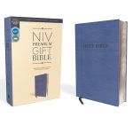 NIV Navy Imitation Leather Premium Gift Bible Red Letter Comfort Print - Image 16