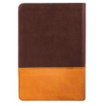 NIV Chocolate & Amber Two Tone Faux Leather Holy Bible Larger Print - Image 19