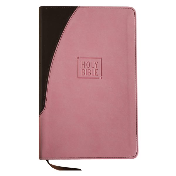 NIV Pink / Brown Imitation Leather Premium Gift Bible Red Letter Comfort Print - Image 12