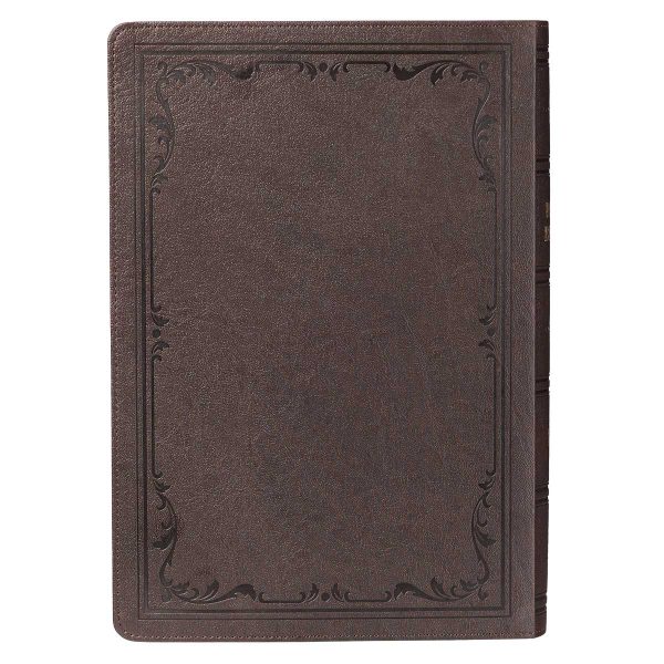 KJV Brown Faux Leather Bible Super Giant Print Red Letter - Image 23
