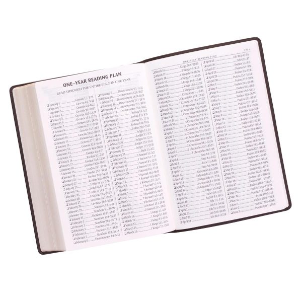 KJV Brown Faux Leather Bible Super Giant Print Red Letter - Image 28