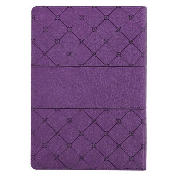 KJV Purple Faux Leather Super Giant Print Bible Red Letter - Image 22