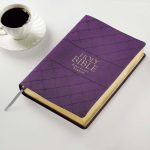 KJV Purple Faux Leather Super Giant Print Bible Red Letter - Image 24