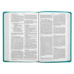 ESV Turquoise Emblem Design Imitation Leather Value Thinline Bible Large Print - Image 12