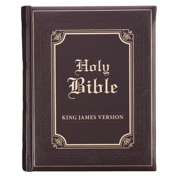 KJV Brown Faux Leather Family Bible - Image 22
