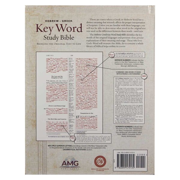 ESV Hebrew / Greek Key Word Study Bible (Hardcover) - Image 23