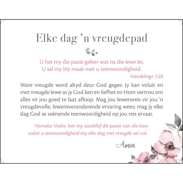 Vreugde In Sy Teenwoordigheid Afrikaans Cards In Tin - Image 16