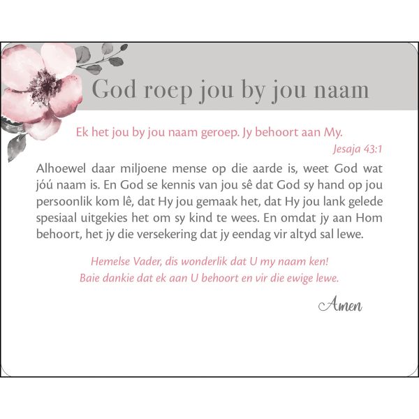 Vreugde In Sy Teenwoordigheid Afrikaans Cards In Tin - Image 19