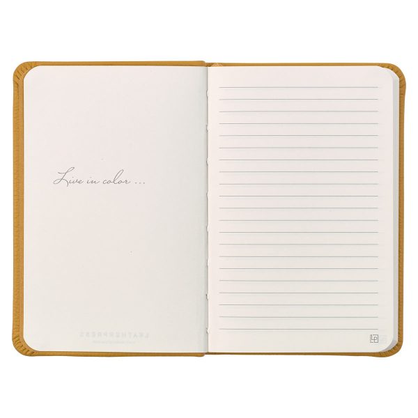 Leatherpress Butter Yellow Genuine African Leather Notebook - Image 25