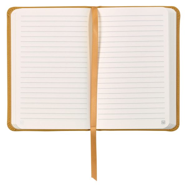 Leatherpress Butter Yellow Genuine African Leather Notebook - Image 26