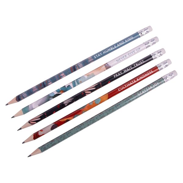 Abstract Watercolor Tub of 50 Pencils - Image 18